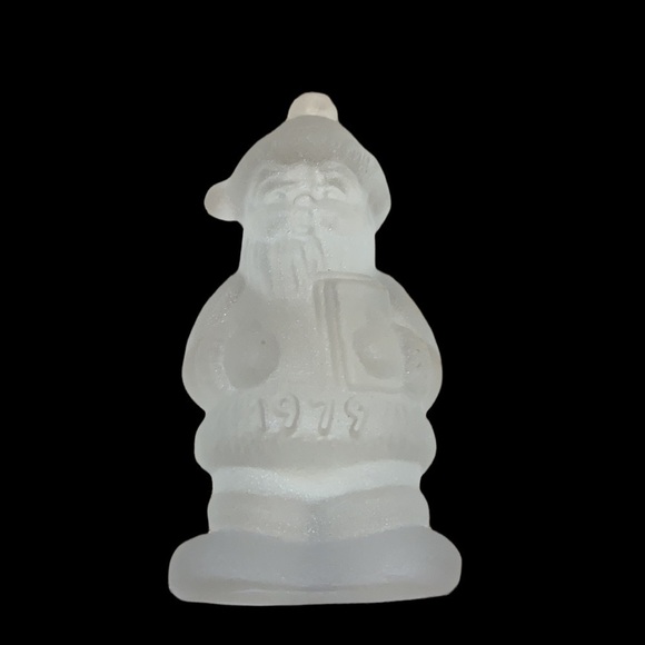 Goebel annual crystal glass ornament First edition Santa 1979 - Picture 1 of 9